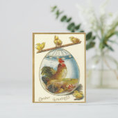  paasgroeten feestdagenkaart (Staand voorkant)