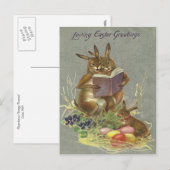  paasgroeten feestdagenkaart (Voorkant / Achterkant)