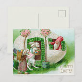  paasgroeten feestdagenkaart (Voorkant / Achterkant)