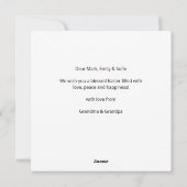 Paasgroeten Feestdagenkaart (Achterkant)