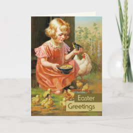Paasgroeten. Fine Art Easter Kaart