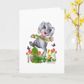 Paasgroeten Kaart (Gele Bloem)