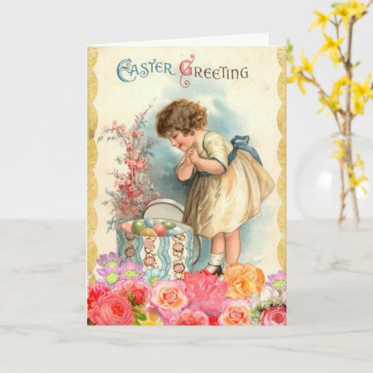  paasgroeten kaart (Gele Bloem)