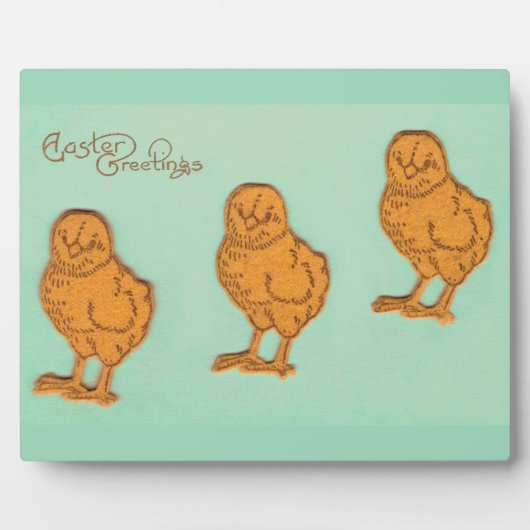 Paasgroeten Kip Groen Fotoplaat (Voorkant)