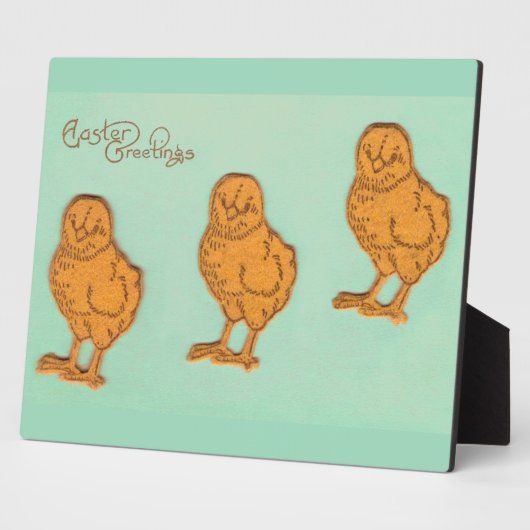 Paasgroeten Kip Groen Fotoplaat (Zijkant)