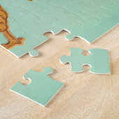 Paasgroeten Kip Groen Legpuzzel (Zijkant)