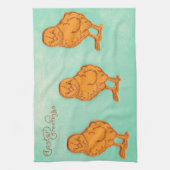 Paasgroeten Kip Groen Theedoek (Verticaal)