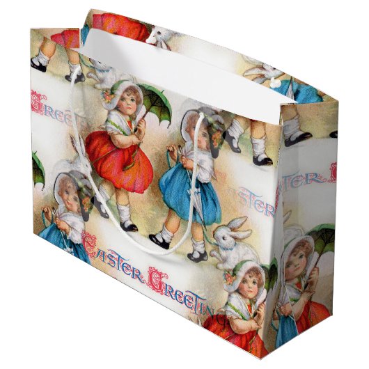 Paasgroeten Large Cadeautasje (Achterkant Gekanteld)