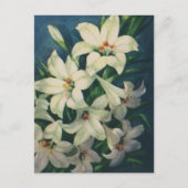  paasgroeten, Lily Flowers Feestdagenkaart (Voorkant)