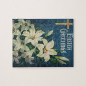  paasgroeten, Lily Flowers Legpuzzel (Horizontaal)