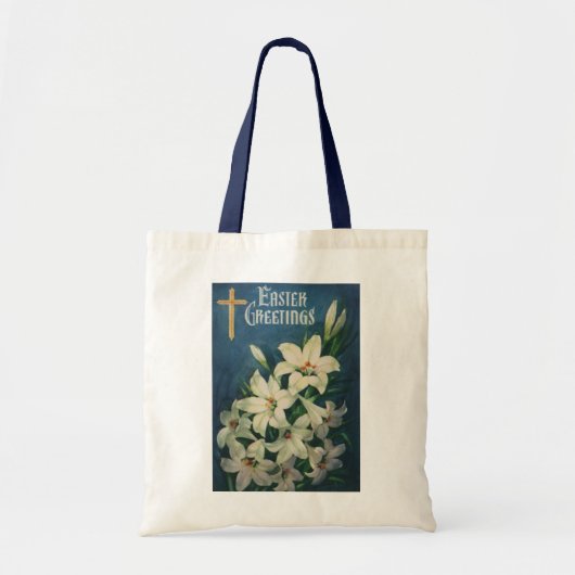  paasgroeten, Lily Flowers Tote Bag (Voorkant)
