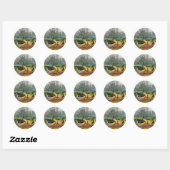 Paasgroeten Ronde Sticker (Vel)