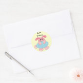 Paasgroeten Ronde Sticker (Envelop)