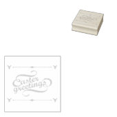 Paasgroeten Rubberstempel (Gestempeld)