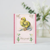  paasgroeten verkuilen lentekker briefkaart (Staand voorkant)