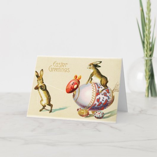 Paasgroeten  Wenskaart Feestdagen Kaart (Voorkant)