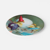  paasgroeten zwaaien Circus Papieren Bordje (Gekanteld)