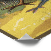 PaasgroetenPrins op een kuiken Poster (Hoek)