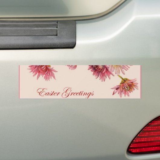 Paasgroetings Bumpersticker (Op auto)