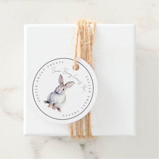 Paasgunst Labels Sommige konijntjes houden van je (In situ)