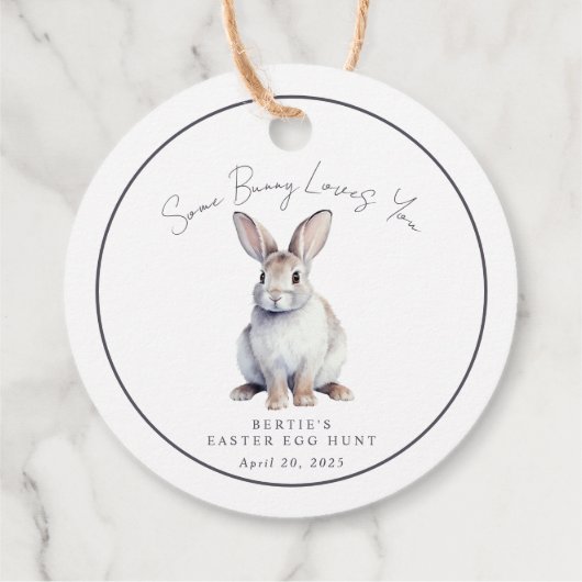 Paasgunst Labels Sommige konijntjes houden van je (Achterkant)