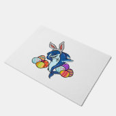 Paashaai met bunny Ears Deurmat (Schuin)