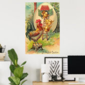 Paashaan Kip Ei Vogelhuisje Poster (Thuiskantoor)
