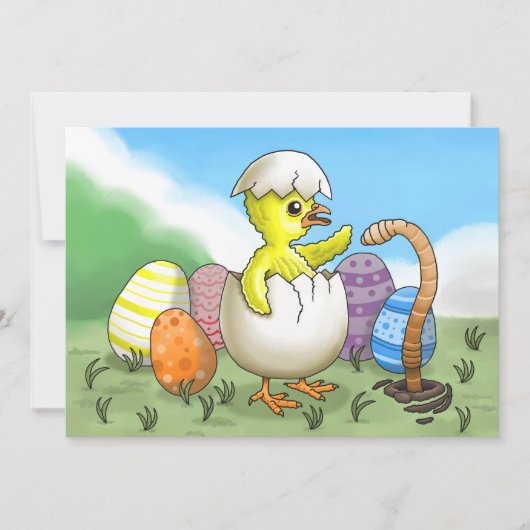 Paashaantjes Feestdagenkaart (Voorkant)