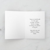 Paashaas 19-Paashaas met toiletpapier Kaart (Binnen)