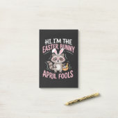 Paashaas 1 aprilgrap post-it® notes (Op bureau)