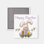 Paashaas 2 - Gelukkige Paasmagneet Magneet (Voorkant / Achterkant)