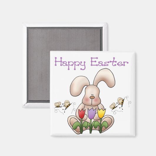 Paashaas 2 - Gelukkige Paasmagneet Magneet (Voorkant / Achterkant)