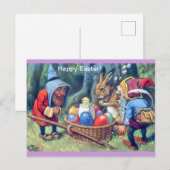  paashaas Afbeelding Schattige plezier Briefkaart (Voorkant / Achterkant)