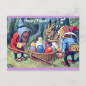  paashaas Afbeelding Schattige plezier Briefkaart (Voorkant)