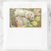  paashaas artiest rechthoekige sticker (Tas)