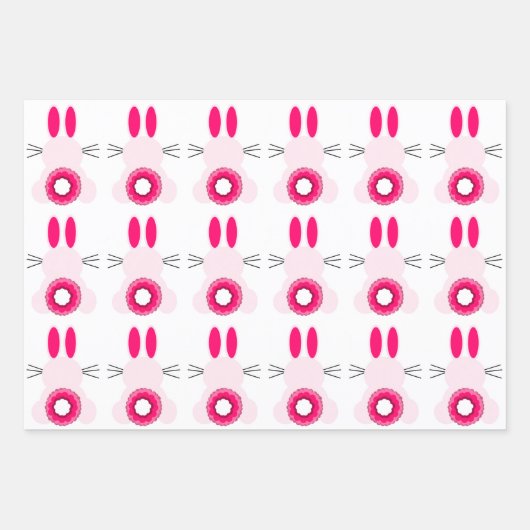 Paashaas Assortiment inpakpapier (Set van 3) (Voorkant 2)