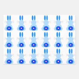 Paashaas Assortiment inpakpapier (Set van 3)