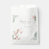 Paashaas baby shower bedankzakje (Voorkant)