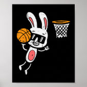 Paashaas basketbal dunk sport jongens Kinder Todd Poster (Voorkant)