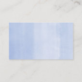 Paashaas blauw wit bloemenluier verlovingskaarten informatiekaartje (Achterkant)