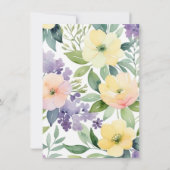 Paashaas Bloemen Ei Hunt & Brunch Kaart (Achterkant)