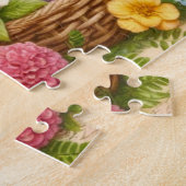  paashaas Bloemig met Eieren Legpuzzel (Zijkant)