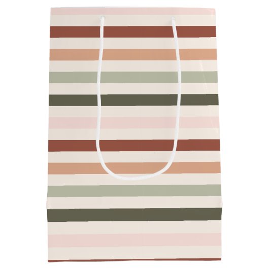 Paashaas Boho Waterverf gepersonaliseerd Medium Cadeauzakje (Achterkant)