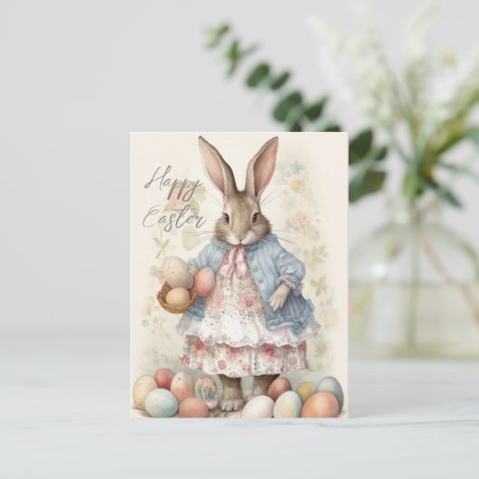 Paashaas  Briefkaart (Staand voorkant)