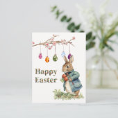 Paashaas Briefkaart (Staand voorkant)