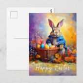 Paashaas Briefkaart (Voorkant / Achterkant)