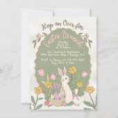 Paashaas Brunch Egg Hunt Party Kaart (Voorkant)