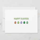 Paashaas brunch kaart (Achterkant)