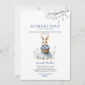 Paashaas Bunny Chinoiserie Baby shower Kaart (Voorkant)