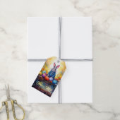 Paashaas cadeaulabel (Met Touw)